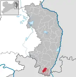 Bertsdorf-Hörnitz na mapě