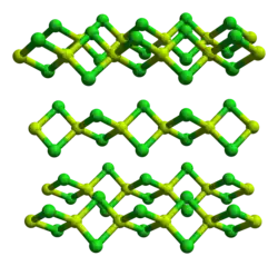 Kuličkovo–tyčinkový model části krystalické struktury