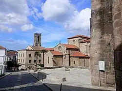 Centrum města, pohled na kostel sv. Panny Marie