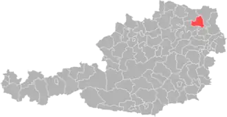 Okres Korneuburg v Rakousku