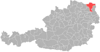 Okres Mistelbach v Rakousku