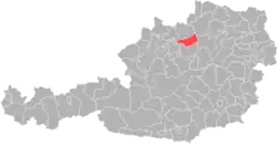 okres Perg na mapě Rakouska