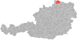 okres Waidhofen an der Thaya na mapě Rakouska
