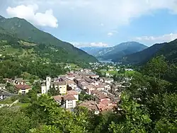 Bezzecca a Pieve di Ledro v údolí Ledro