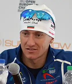 Krasimir Anev na Mistrovství Evropy v biatlonu 2017