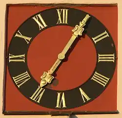 hodiny s římskými číslici