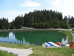 Vodní nádrž na místě