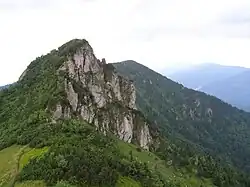 Biele skaly od severovýchodu