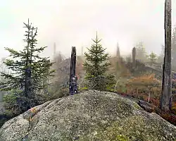 Vrcholová skalka Bílé smrti