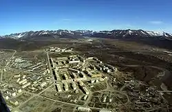 Letecký pohled na město