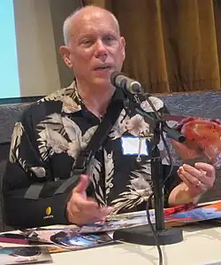 Bill Atkinson na střetnutí k příležitosti 25 let od vzniku HyperCard