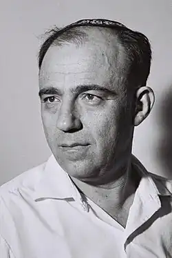 Binjamin Šachor na snímku z roku 1959