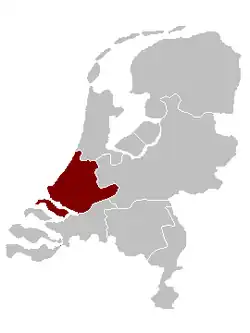 Diecéze Rotterdam na mapě