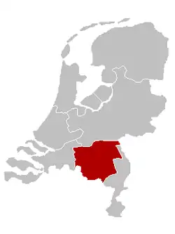 Diecéze 's-Hertogenbosch na mapě