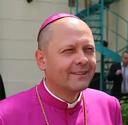 Zdenek Wasserbauer po svém biskupském svěcení, Praha, 19. 5. 2018