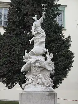 Zbylé sousoší na Biskupském dvoře