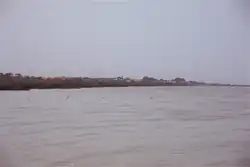 Řeka u města Bissau