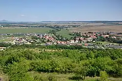 Celkový pohled z Blšanského chlumu