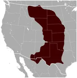 Cynomys ludovicianus range[2]