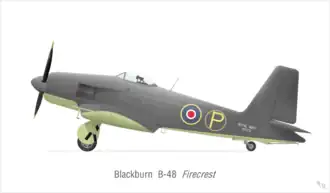 prototyp letounu Blackburn Firecrest