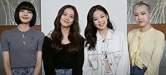 Black Pink na 33. ročníku Golden Disc Awards 5. ledna 2019 L-P: Lisa, Jisoo, Jennie, Rosé