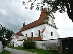 Blansko (Kaplice), kostel 01.jpg