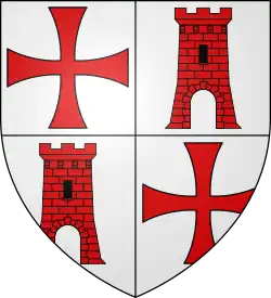 Znak velmistra Arnauda de Toroge