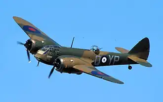 Bristol Blenheim Mk. I (G-BPIV) – poslední letuschopný exemplář tohoto typu