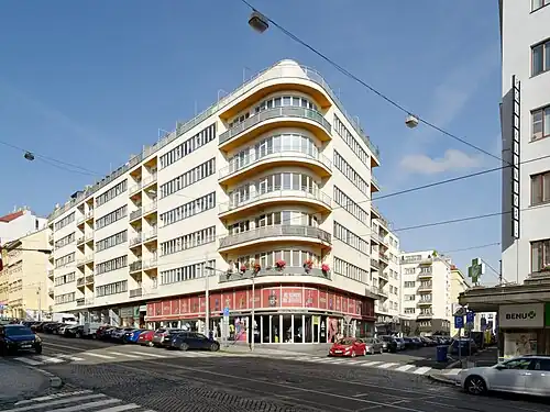 Činžovní domy Pensijního fondu zaměstnanců Národní banky Československé