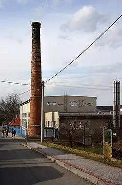 Nepoužívaný komín v Bořanovicích