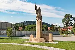 Náměstí U Václava, socha sv. Václava