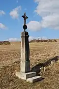 Křížek u bývalé cesty z Bošovic do Čížové
