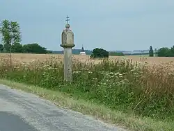 Krajina u Maříže v nejjižnější části Dačické kotliny poblíž česko-rakouské hranice