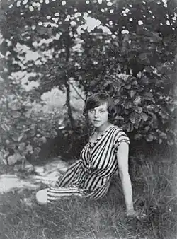 Mladá Božena Jelínková-Jirásková