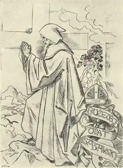 Božetěch (kresba M. Alše z roku 1896)