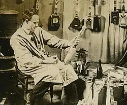 Bobby Edwards creating ukeleles