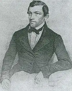 Vincent Alexandr Bochdálek v mládí