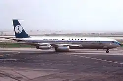 Boeing 707 společnosti Sabena podobný havarovanému letounu
