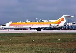 Boeing 727-200, který byl odepsán v této nehodě, u předchozího majitele Air Jamaica