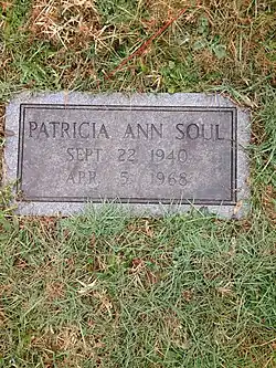 Její hrob na Českém národním hřbitově v Baltimoru