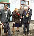Veterán 2. světové války Josef Jančík s manželkou