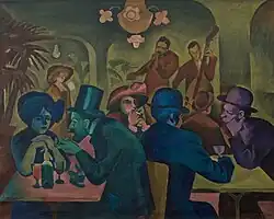 Bohumil Kubišta, Kavárna (1910)