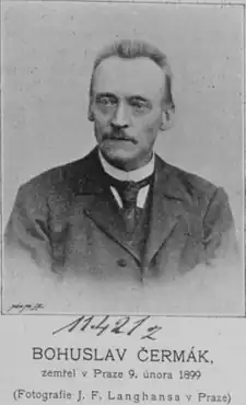 Spisovatel Bohuslav Čermák