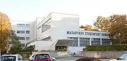Vstup Masarykova studentského domova
