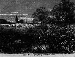 Bohuslav Kroupa: Jezerka u Prahy (repro Světozor 1868)