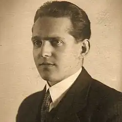 Bohuslav Niederle sedmadvacetiletý