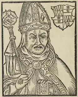 Bohuslav ze Zvole (B. Paprocký, Zrcadlo slavného Markrabství moravského, 1593)