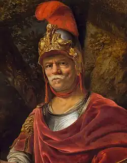 Man in golden helmet (Mars), Národní muzeum ve Varšavě