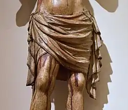 Bolestný Kristus ze Staroměstské radnice, detail perizonia