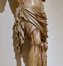 Bolestný Kristus ze Staroměstské radnice, detail perizonia II